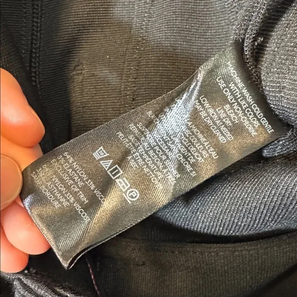 Maeve womens 23 black solid Colette wide leg stretch knit pants EUC - Picture 4 of 6